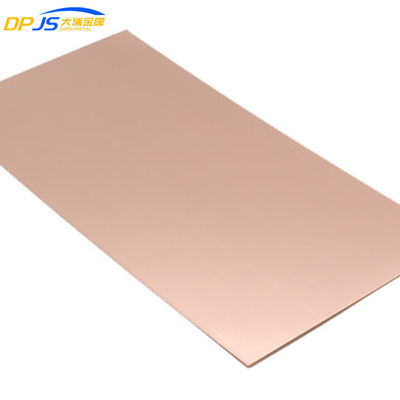 Uns C17500 Beryllium Copper Alloy Sheets CuCo1Ni1Be Cw103c Copper